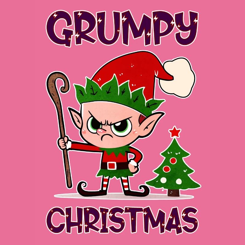 Grumpy Christmas Elf