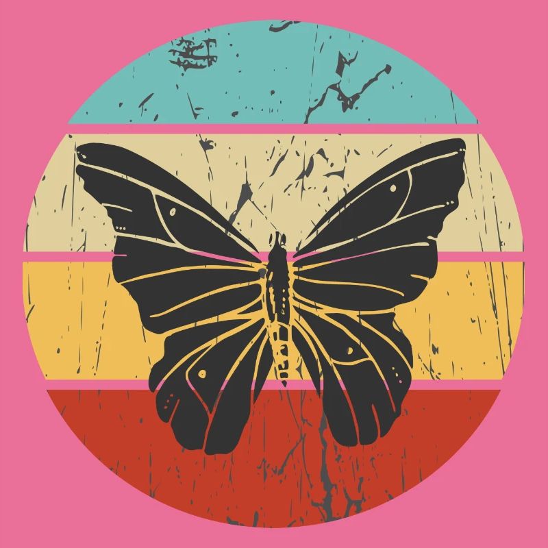 Conception de papillon Vinntage