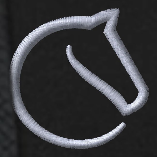 embroidered lichess logo