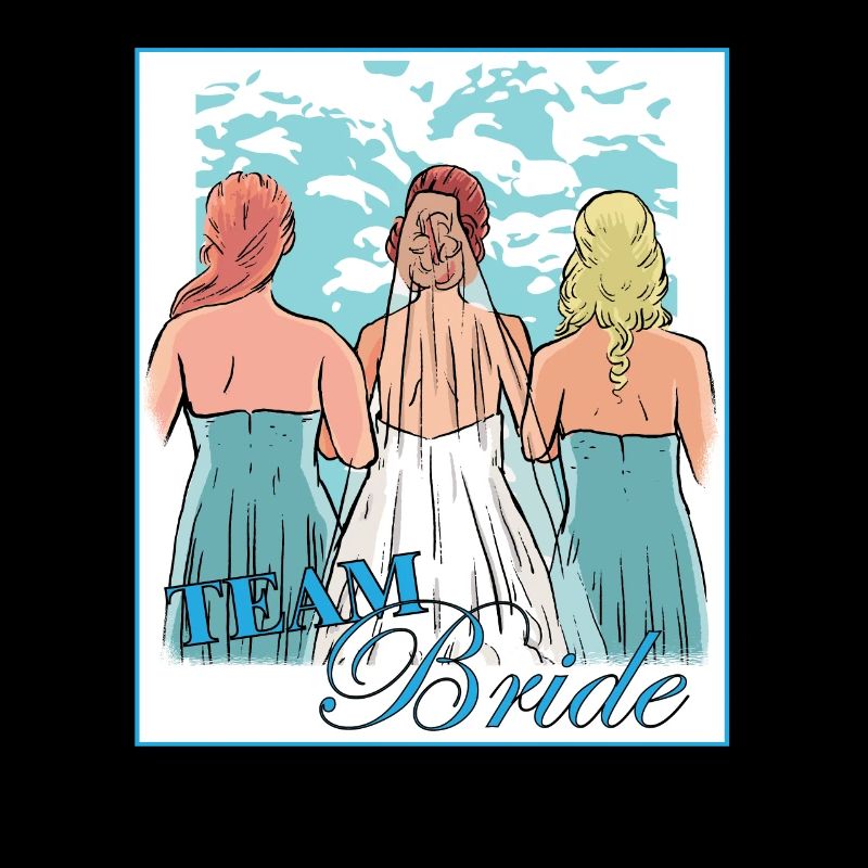 Team Braut Brautjungfer Braut Duschfeier Ehe