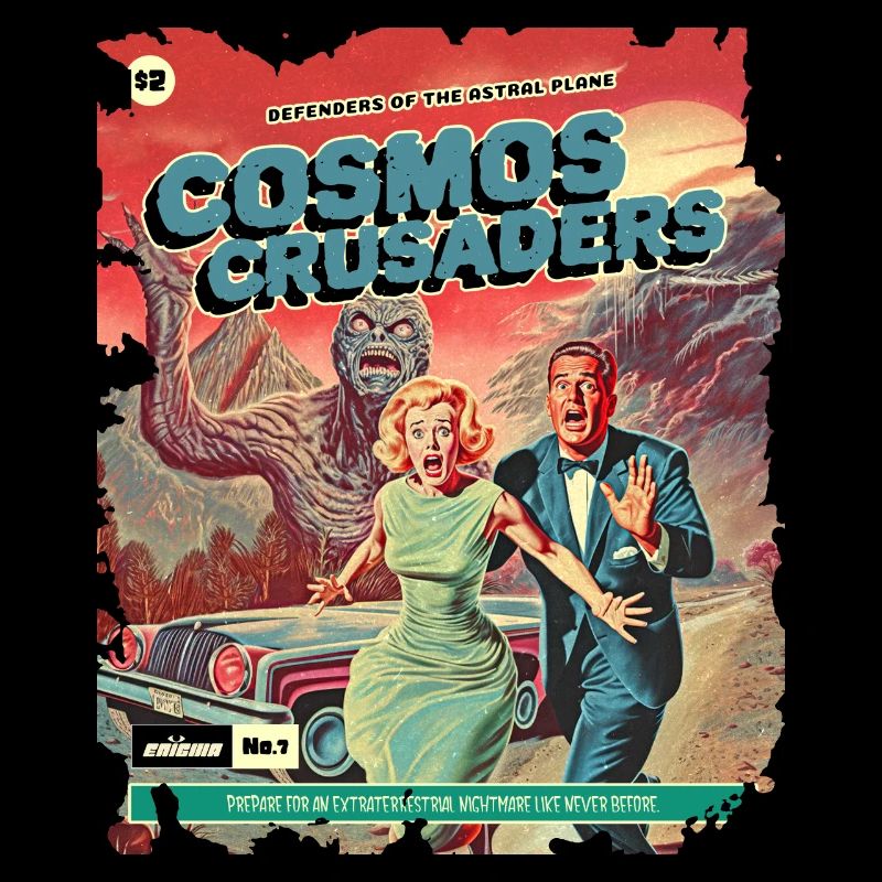 Comic, Comicstrip, 50er Jahre, Crazy Monster