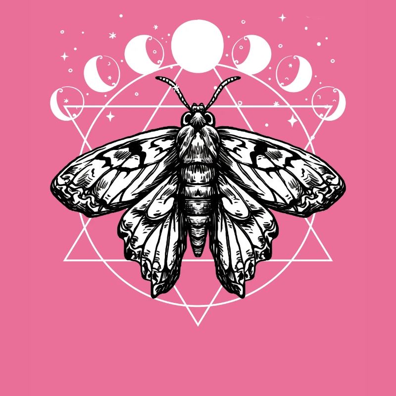 Grunge Moth Fairycore Moon Phases Witchcraft Ether