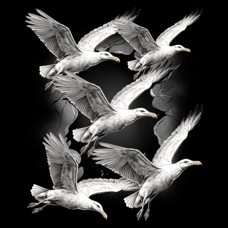 Möwen Möwe Maritim Seevögel