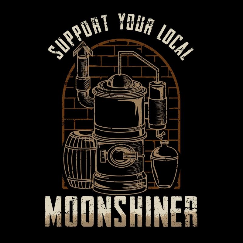 Support Your Local Moonshiner - Schnaps Geschenk