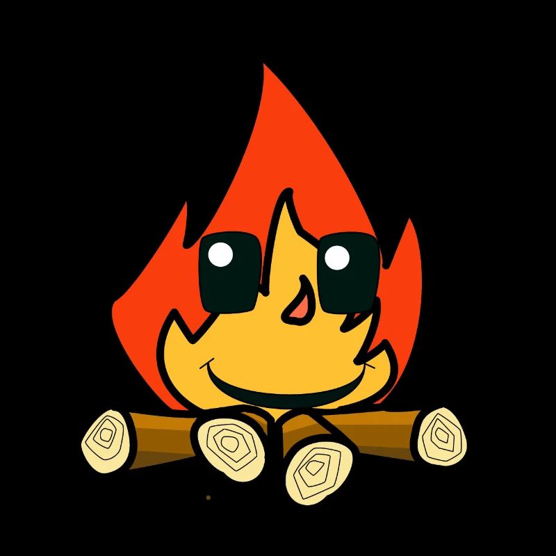 Fire Campfire Face Heat Flame Inferno