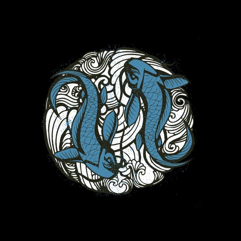 Japanischer blauer Fisch