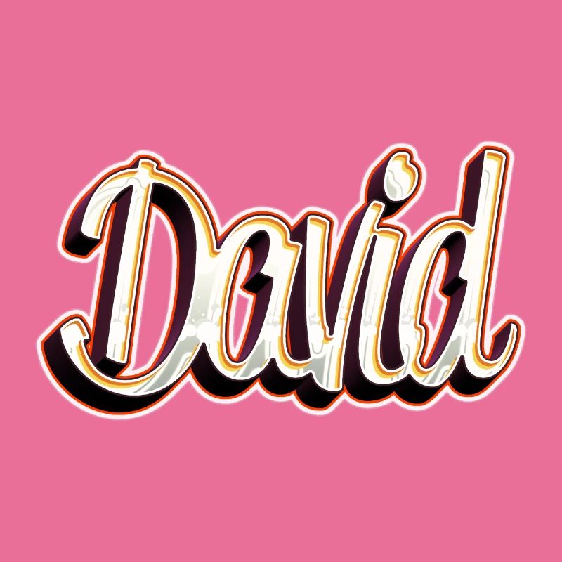David Vorname Name Graffiti Design