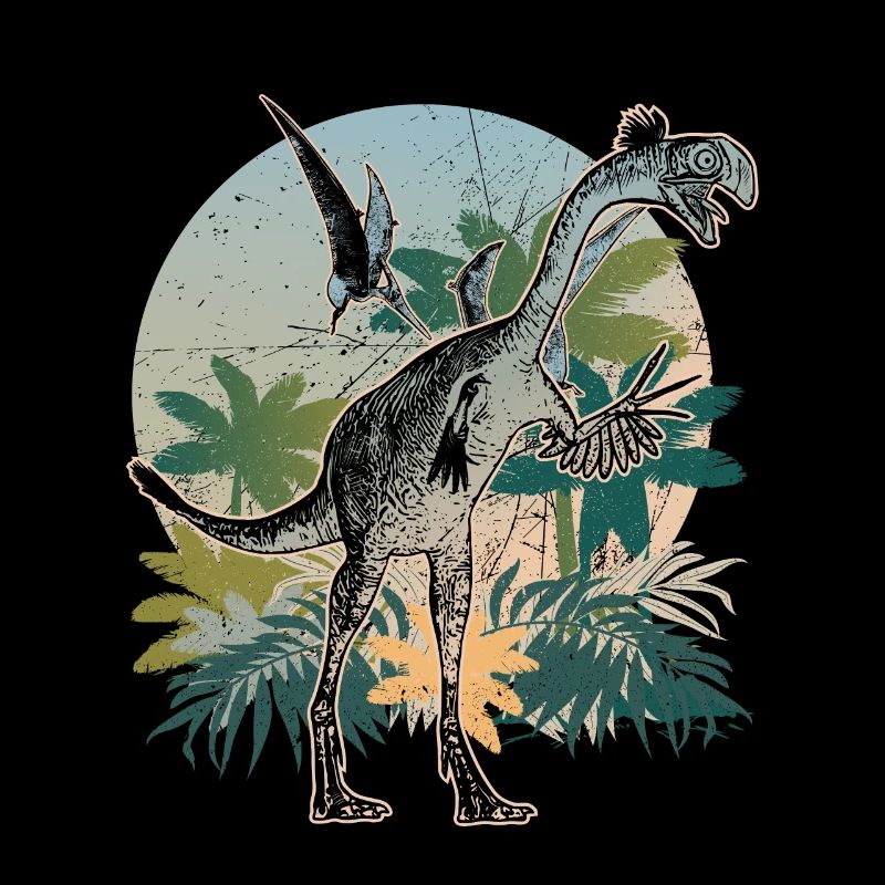 Gigantoraptor Raptor Dinosaurier Jäger der Urzeit