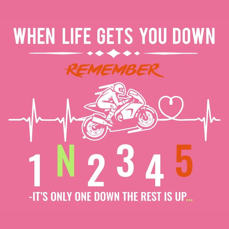 When life gets you down - Motorcycle / Motorcycle