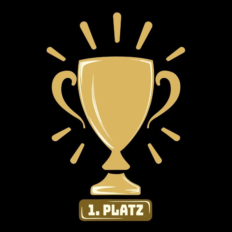 1. Platz Gold Sieger Gewinner Winner Erster Sieg