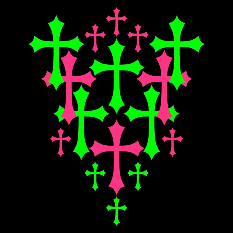 03 Pattern Gothic Crosses