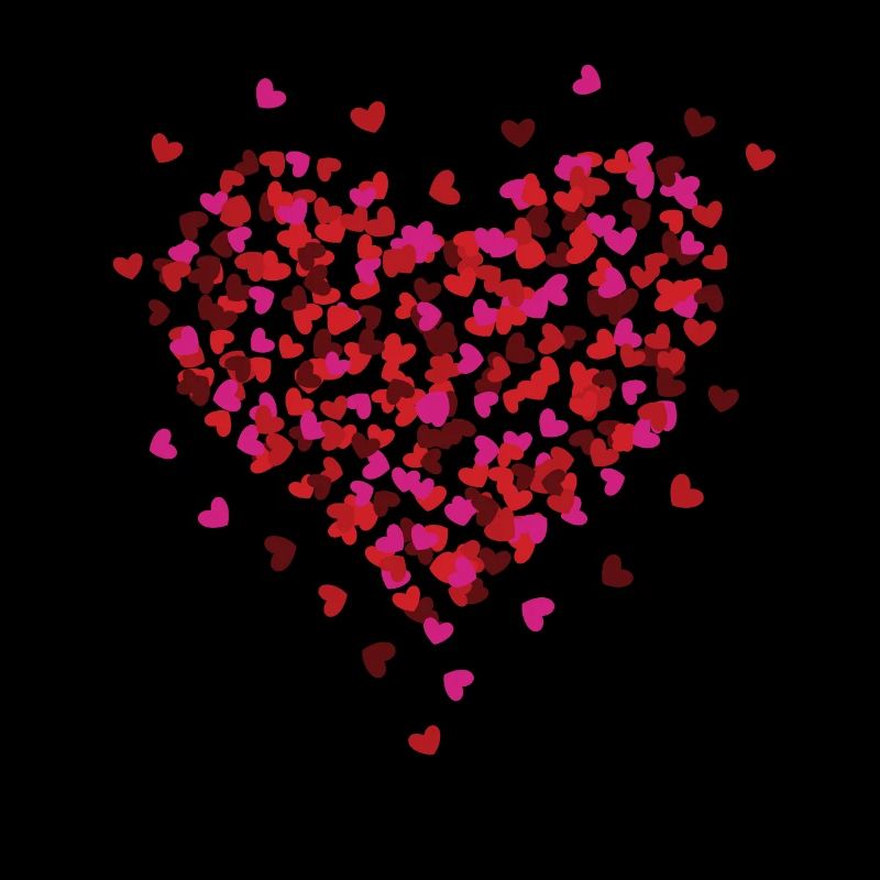 Valentine's Day Small Hearts Spray Can