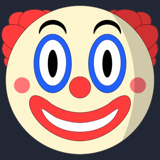 Clown pagliaccio emoji faccina' Felpa con cappuccio da donna | Spreadshirt