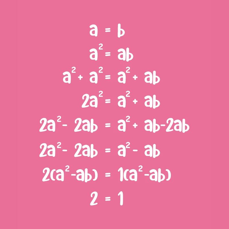 Zwei gleich eins Math-Assistent Geschenk