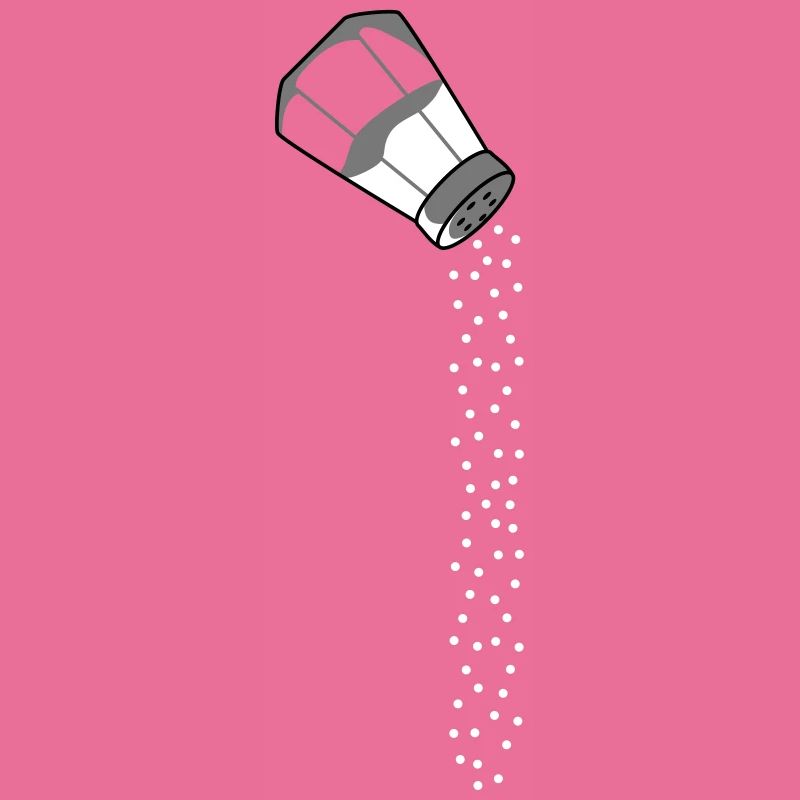 Falling salt design