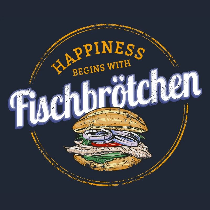 Fischbrötchen mit Matjes oder Bismarckhering