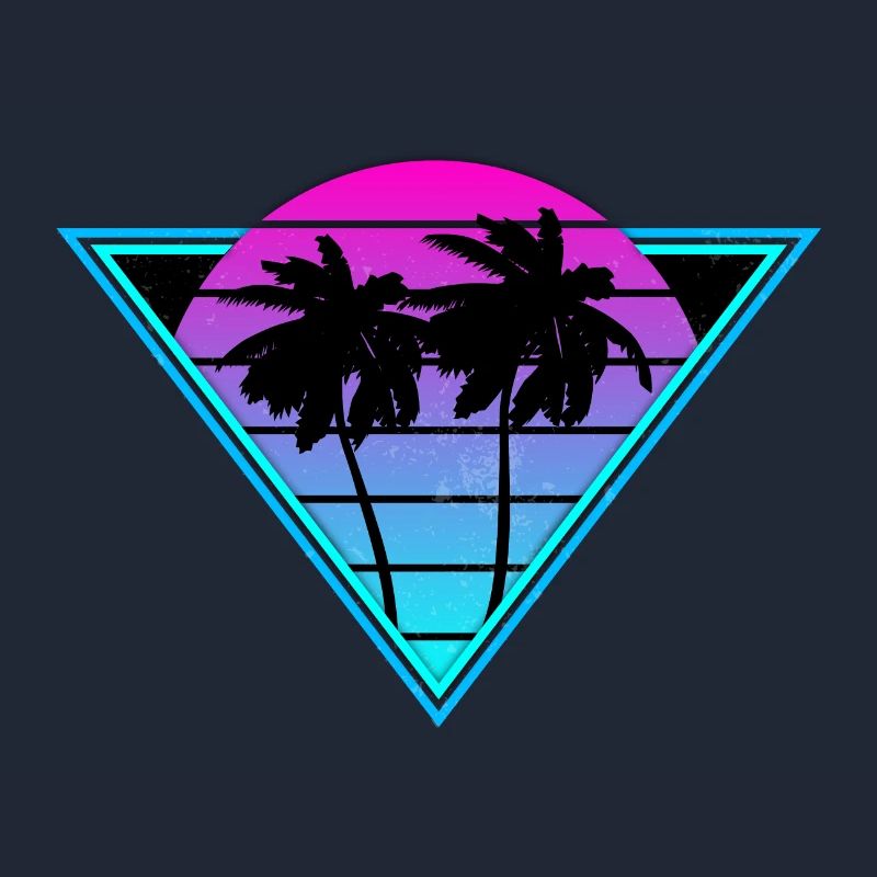 Retro Palm Trees