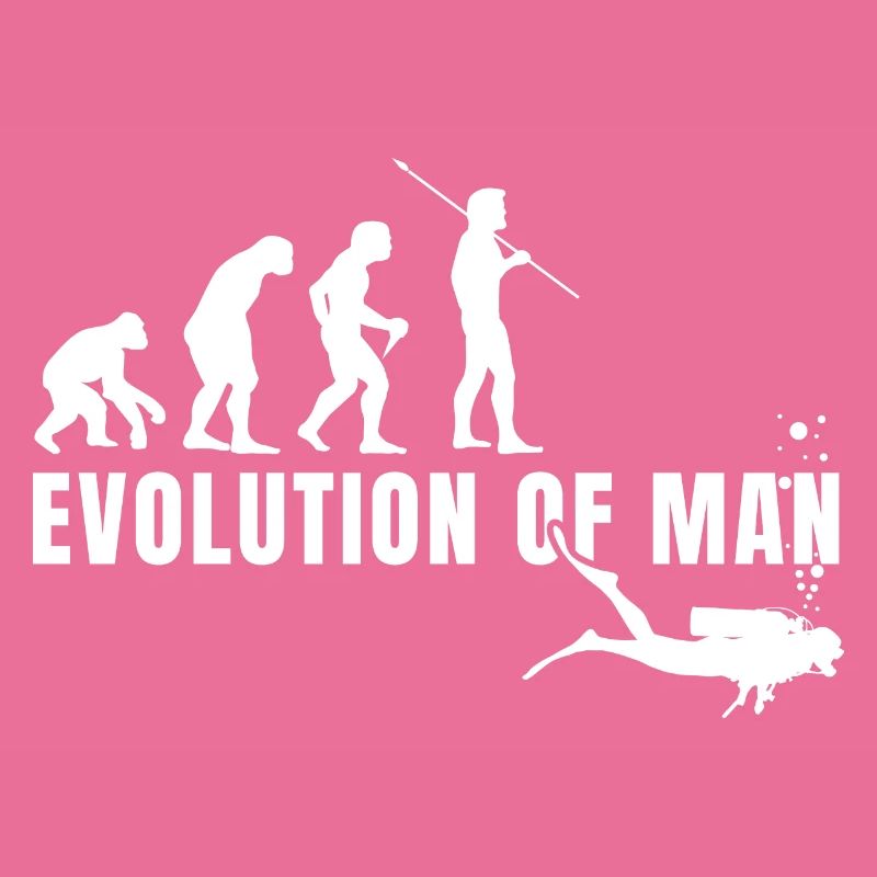 Evolution Graphic Diver Diving Scuba Diver Apnoe S