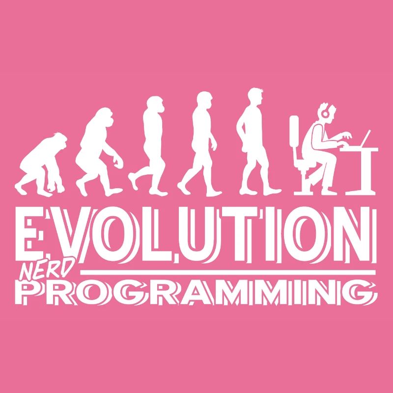 Cool drôle évolution de la programmation T-shirt