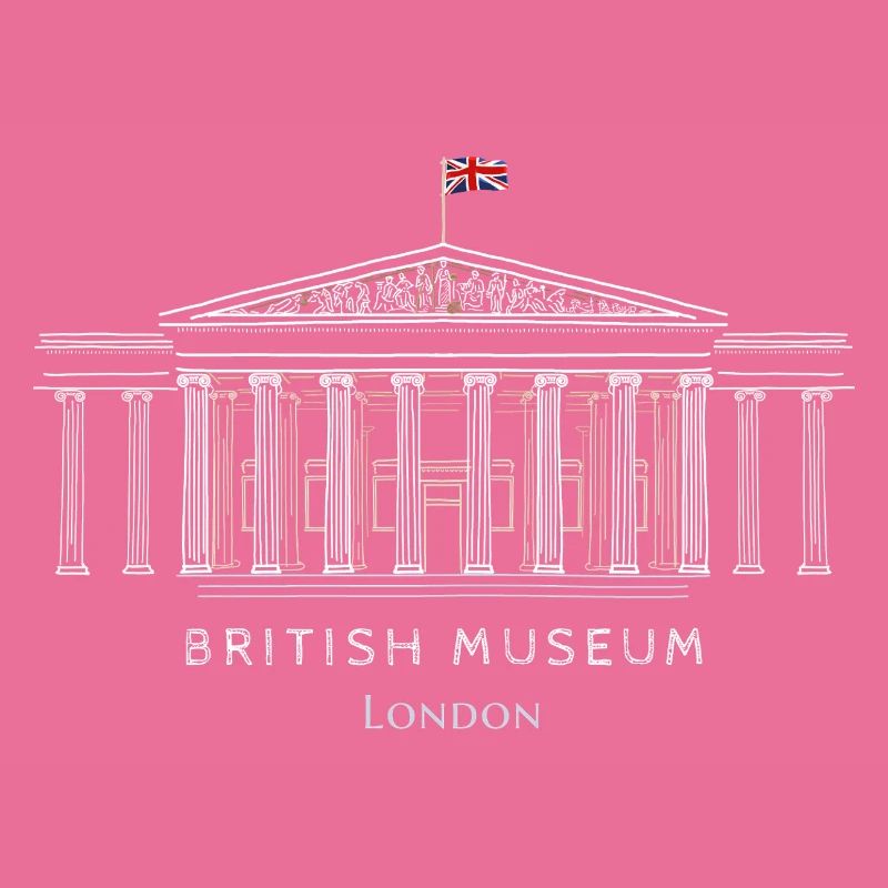 Londres, British Museum, Angleterre, Dessin à la main
