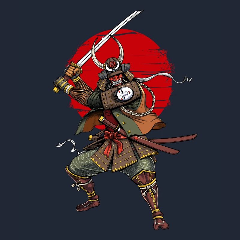 Samurai Krieger Dämon Oni