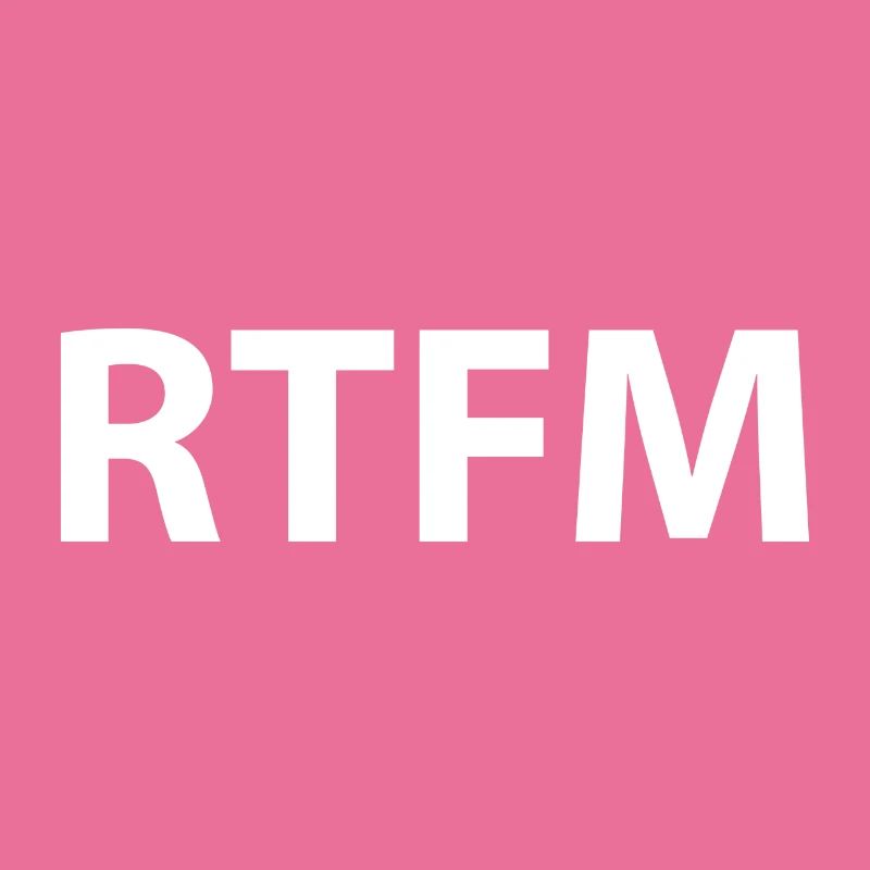 Cadeau informatique de programmation Rtfm