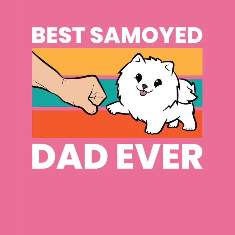 Samojeden-Hundehalter Bester Samojeden-Vater