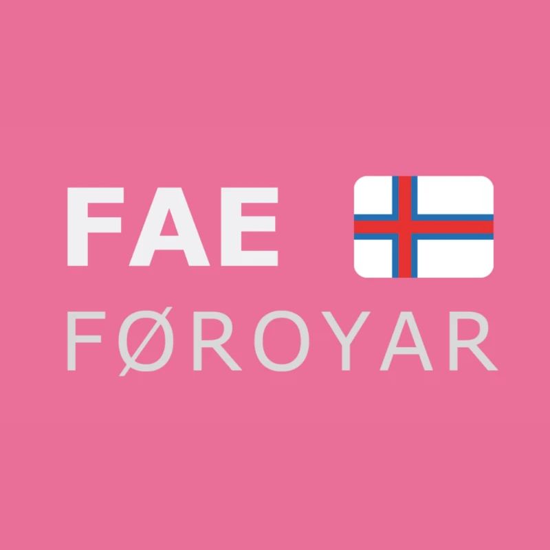 FAE FØROYAR white-lettered