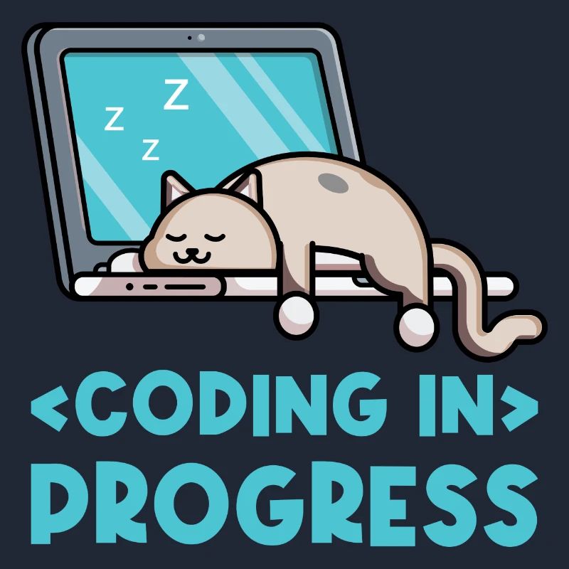 Coding In Progress Coder Programmer Computer Nerd