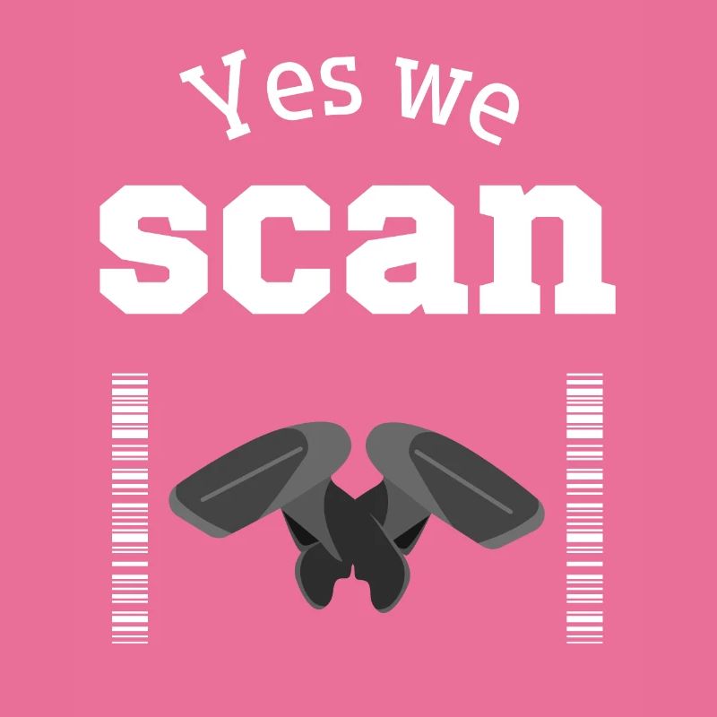 Yes we scan, Scanner, Barcode