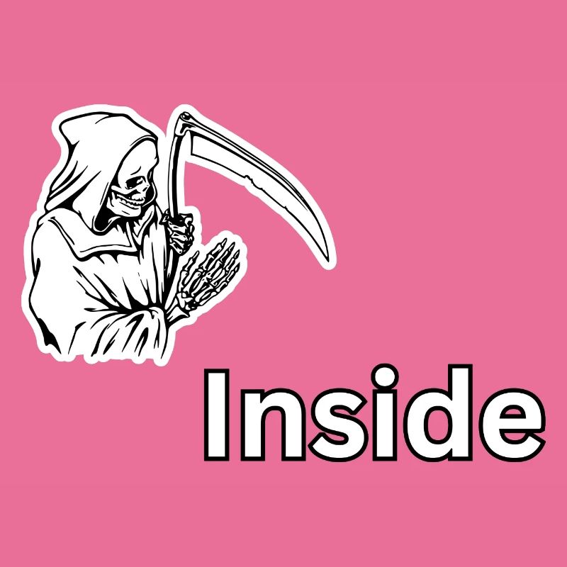 Dead Inside – Dark Skull Reaper-Design