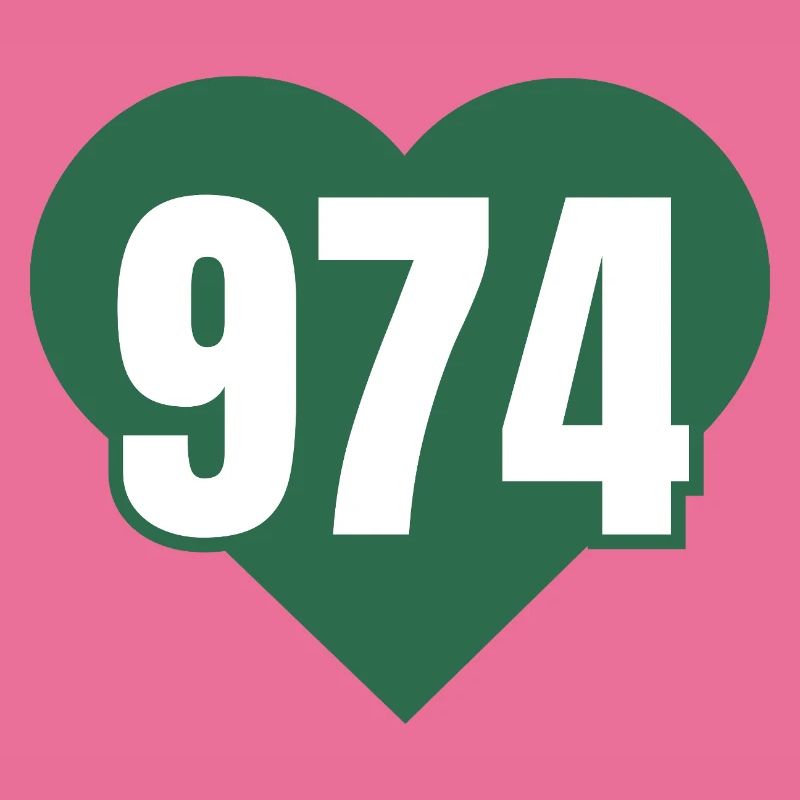 Coeur 974 Code Vert