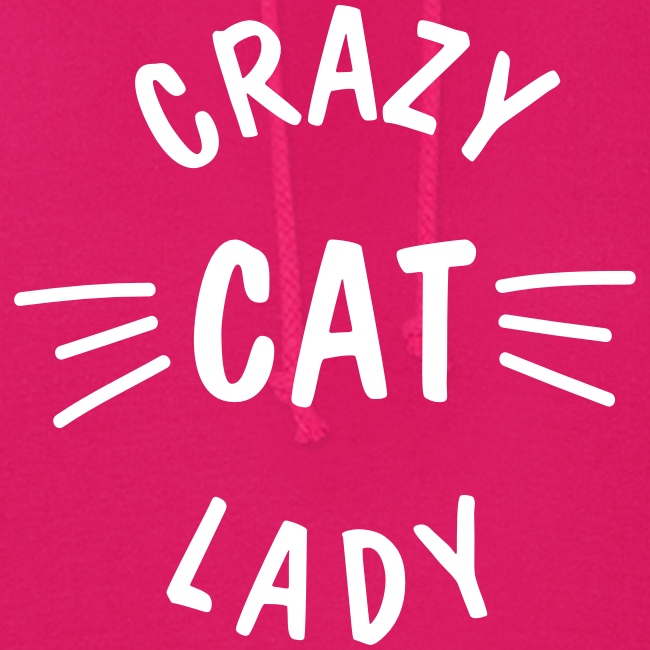 Crazy Cat Lady meow - Frauen Hoodie