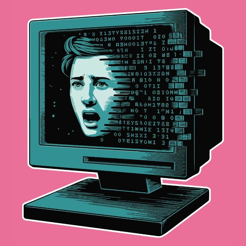 Retro-Computer Schrecken-  Retroglitch KI