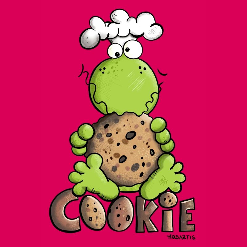 Frosch mit Cookie