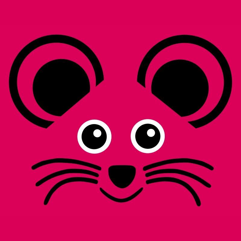 ★ Designfarben änderbar ★ Gesicht eines Mäuschens