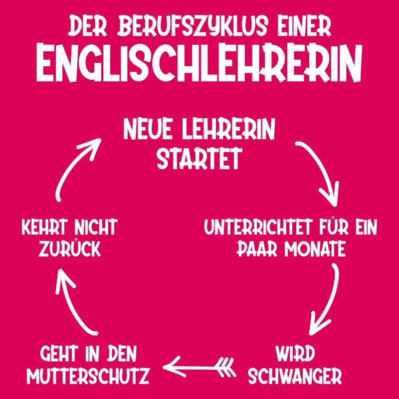 Lustig! 🤣 Berufszyklus einer Englischlehrerin