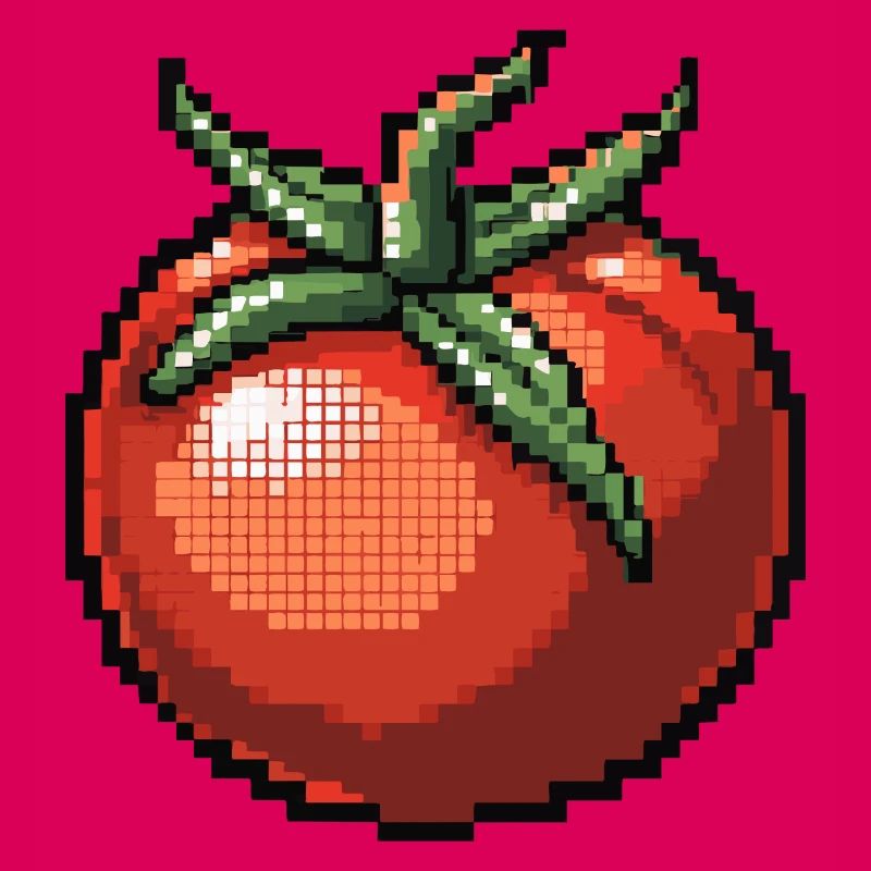 Tomato Pixel Icon