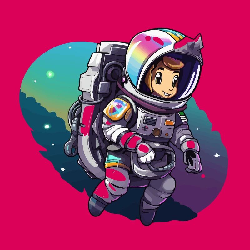 Astronaute d’aventure spatiale