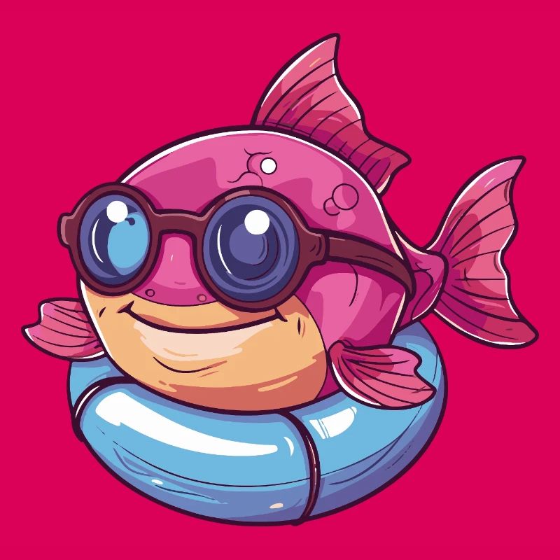 Piranha Fish Comic Cool
