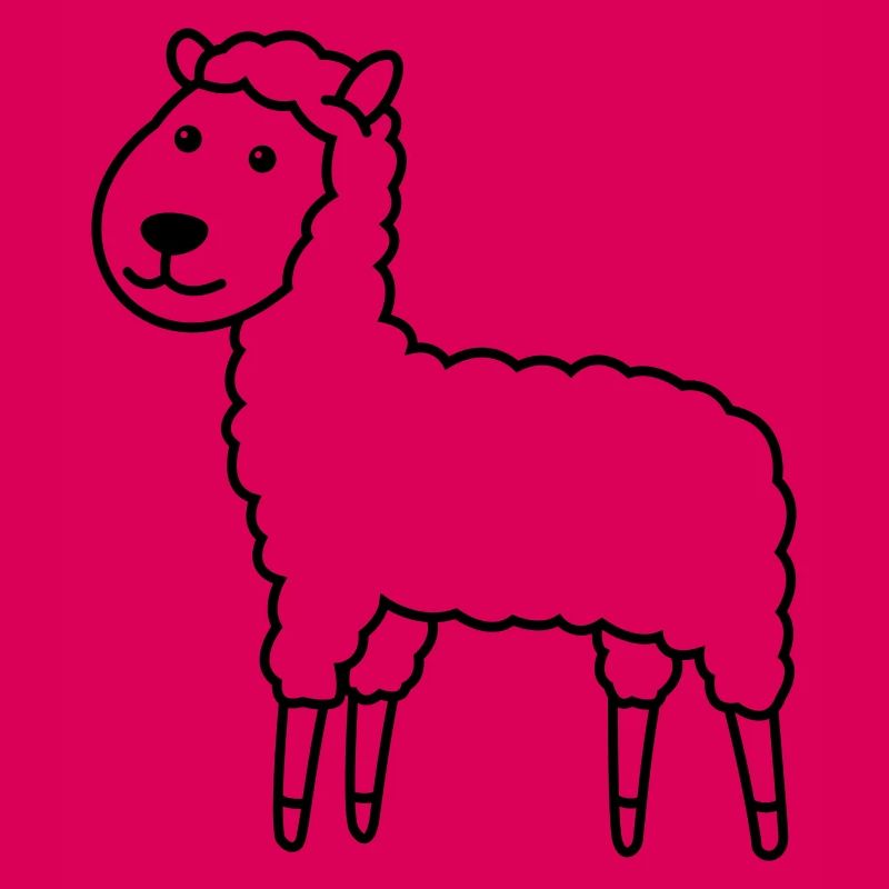 Alpaca Comic Llama Shaf Animal