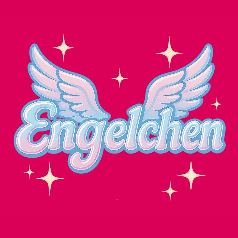 Engelchen / y2k statement spitzname design
