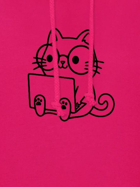 Programmierer Coding Nerd Katze