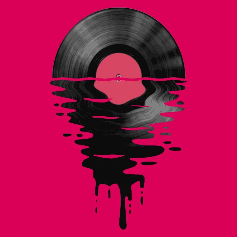 Vinyl LP Record Sunset