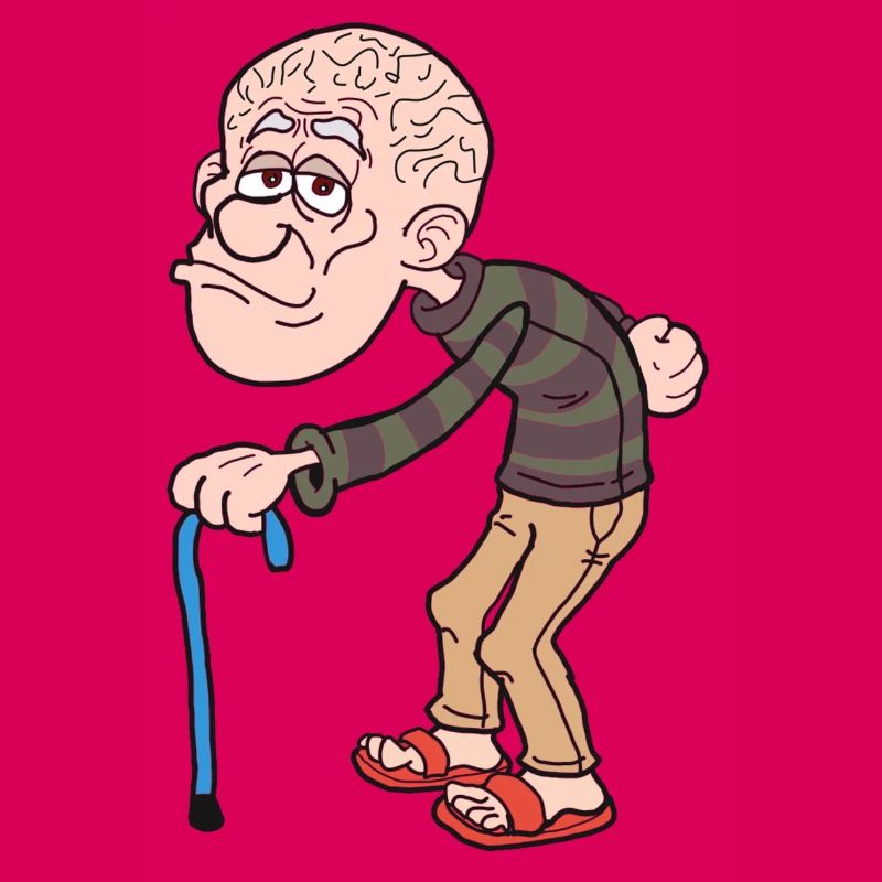 A hundred years old man