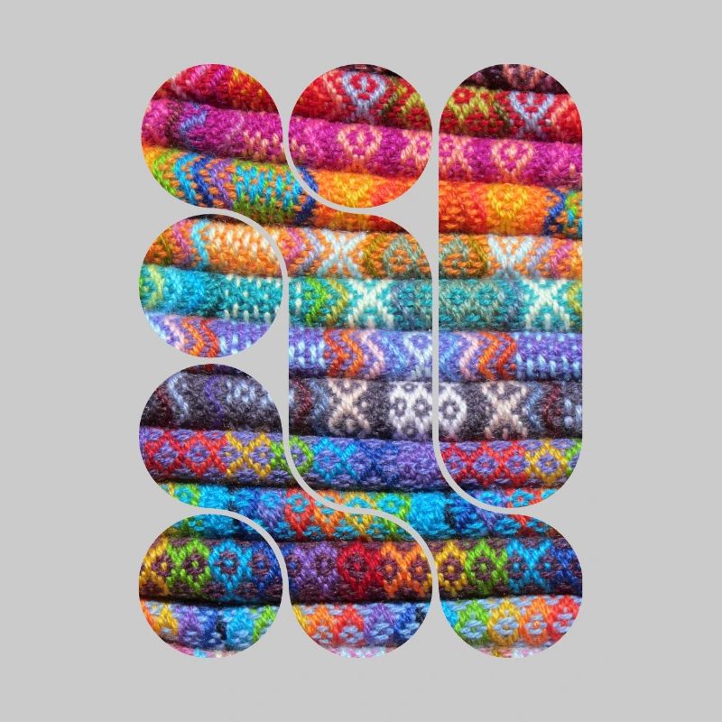 Patchwork Tricoté Vif