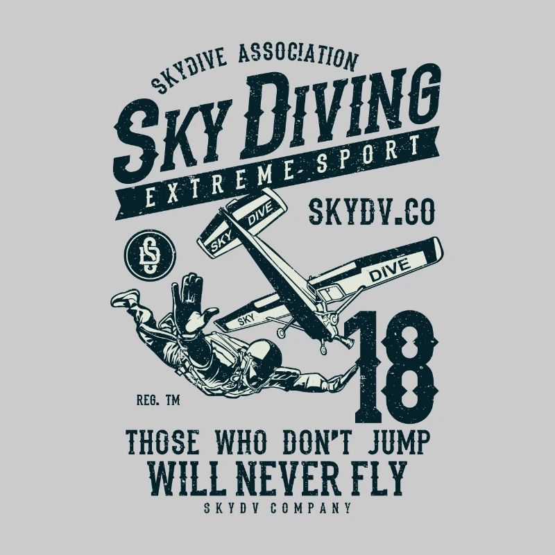 Sky Diving Fallshirm jumping