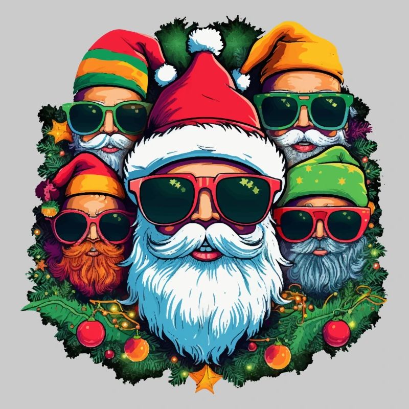 Pull de Noël moche - Cool Santas