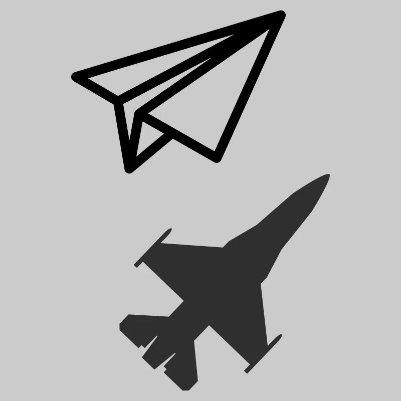 Papierflugzeug - Die Seele des Kindes zu halten