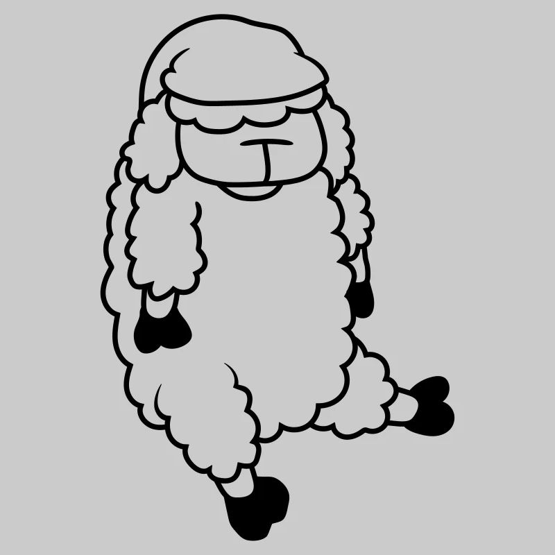 Sleeping Sheep Sleeping Cap
